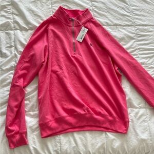 Fairway & Greene Quarter Zip Pullover Mock Neck Sweater Men’s size X Large